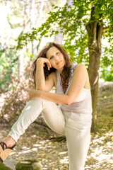 Obraz premium woman in a beauty style pose