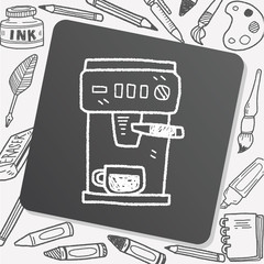 coffee machine doodle