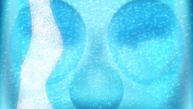 ラムネ 泡 気泡 ループ CG
