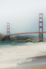 Foggy Golden Gate Bridge