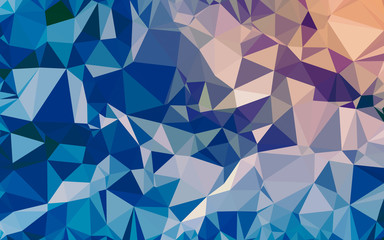 Abstract low poly background, geometry triangle