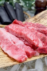 日本産有名ブランド牛の焼肉