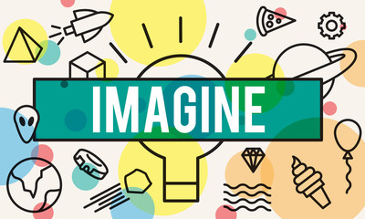 Imagine Creative Thinking Vision Dream Expect Concept