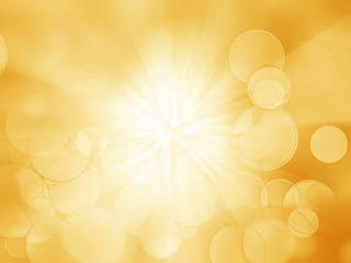Abstract golden stars background