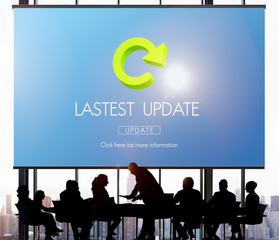 Lastest Version Fresh Updates Application Updates Concept