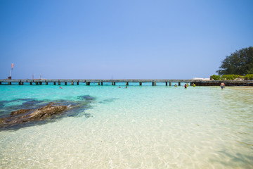 beautiful beach and tropical sea in Mai Ton island, Phuket