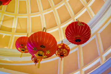 Chinese lanterns chandelier