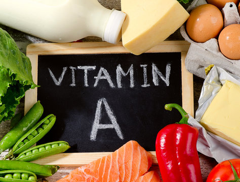 Products rich in vitamin A.