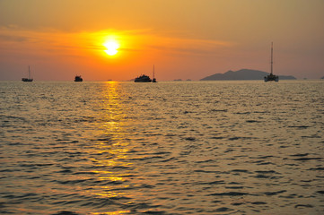 Beautiful Sunset on the Beach
