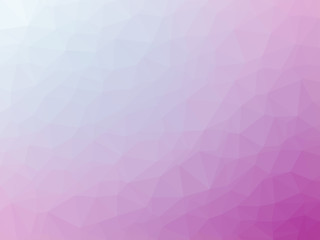 Fototapeta na wymiar Abstract pink gradient low polygon shaped background