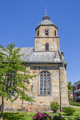 Fototapeta na wymiar Reformed Protestant church of Bad Bentheim