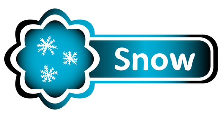 Double blue icon snow
