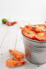 Shrimps in the zinc bucket