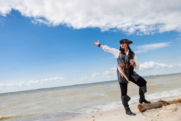 Pirate on the coast