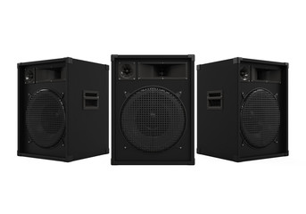Naklejka premium Large Audio Speakers