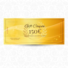 Gift golden coupon