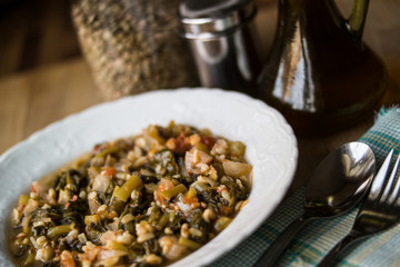 Turkish Traditional Purslane Food / Semizotu.