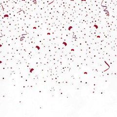 Red party confetti