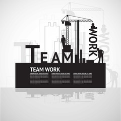 Construction team work template
