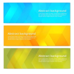 Fototapeta premium Colorful banner templates