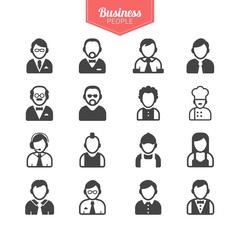 Obraz na płótnie Canvas Business people avatars