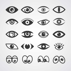 Eyes icons collection