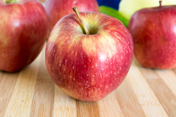 Fototapeta na wymiar Apples in the kitchen