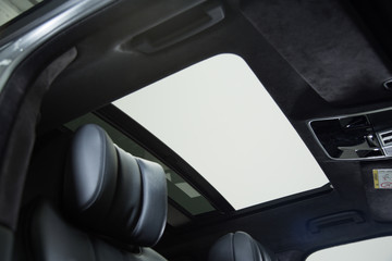 Sunroof in luxurious SUV