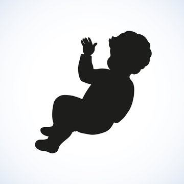 Vector illustration. Baby