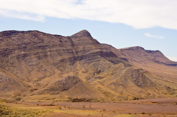 Fototapeta na wymiar Dry hills of Morocco