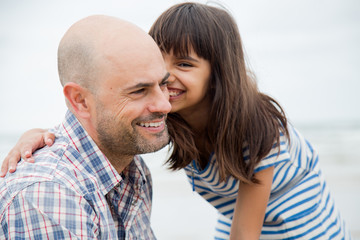 Fototapeta premium Fun with dad