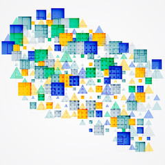 Abstract geometric background