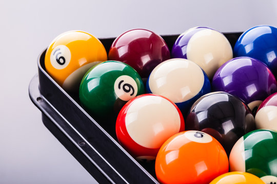 Billiard balls detail