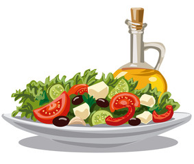  fresh green salad