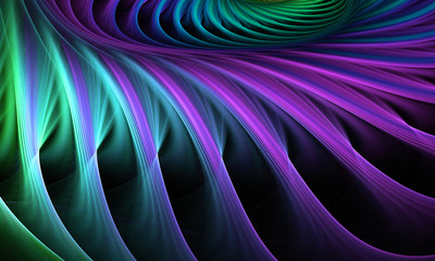 Obraz premium Abstract fractal. Fractal art background for creative design. Decoration for wallpaper desktop, poster, cover booklet, card. Psychedelic. Print for clothes, t-shirt.