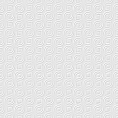 3d Grey Stylish seamless pattern with swirls