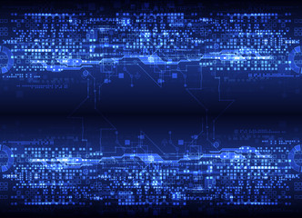 Abstract futuristic circuit board background.
