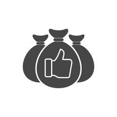 Money bag Icon Vector