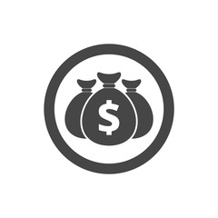 Money bag Icon Vector