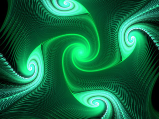Fototapeta premium Abstract fractal. Fractal art background for creative design. Decoration for wallpaper desktop, poster, cover booklet, card. Psychedelic. Print for clothes, t-shirt.