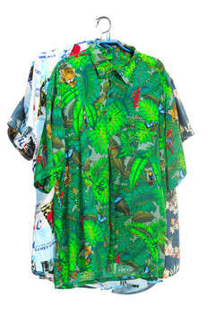 The Isolated Tropical Shirts On White