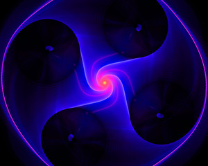 Abstract fractal. Fractal art background for creative design. Decoration for wallpaper desktop, poster, cover booklet, card. Psychedelic. Print for clothes, t-shirt.