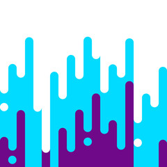 Dripping paint abstract background. Vector illustration.