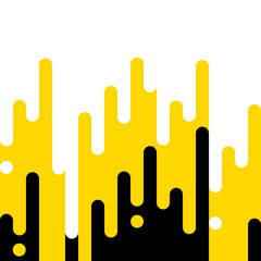 Dripping paint abstract background. Vector illustration.