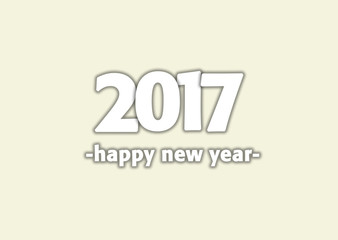 happy new year - postcard format