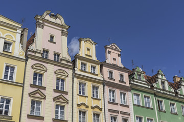 Fototapeta na wymiar Architecture of the Market square in Wroclaw, Poland. 
