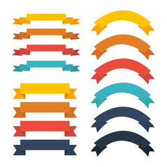Obraz premium ribbon icons