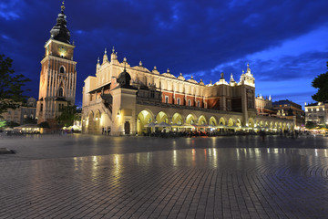  town square  at night