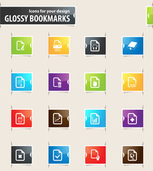Documents Bookmark Icons