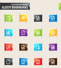 Documents Bookmark Icons